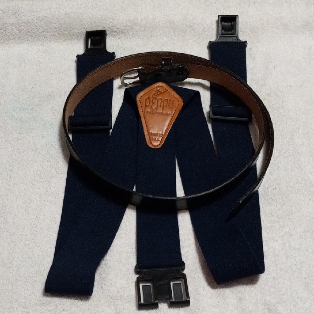 Perry Suspenders with New 3D Belt